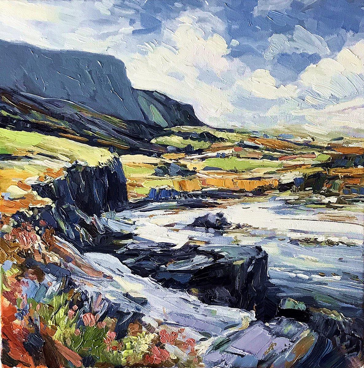 JamieODoole's tweet photo. Oil on Canvas, 12x12", 2023 #oilpainting #landscape #modernpainting https://t.co/xqeD1ayPRV