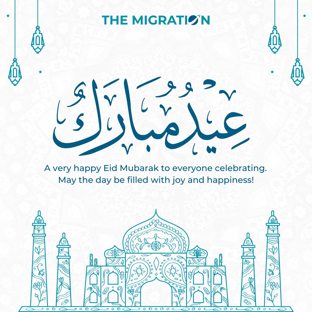 TheMigrationAU's tweet image. The Migration wishes everyone a blessed and happy Eid ul Fitr. May this festive occasion bring us closer to our dreams. Let us cherish this special occasion with the spirit of togetherness and gratitude.
. 
. 
#themigration #australia  #EidMubarak #eidulfitr #CelebratingTogether