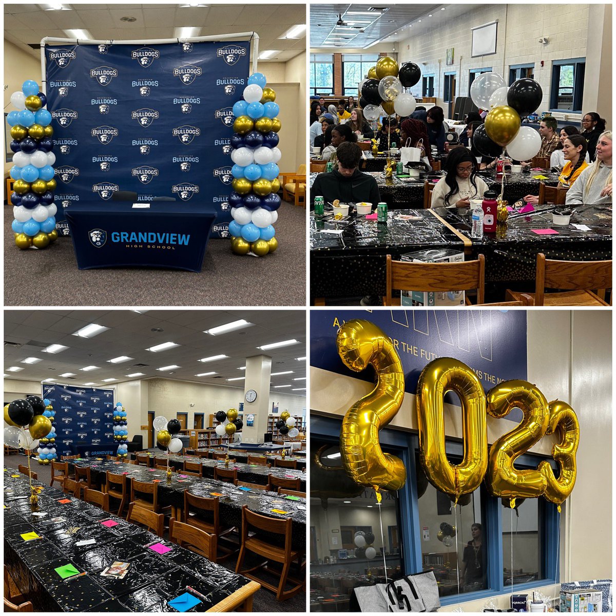 GHS_GrandviewC4's tweet image. Today, we celebrated our seniors at our third annual College and Career Signing Celebration. We love to see students taking a step toward their future! A BIG shout out to all the college &amp;amp; career reps who came and supported our students! #futurestrong #readynext #playforward