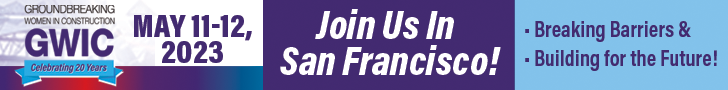 ENR_SW's tweet photo. BREAKING: 3 weeks until the Groundbreaking Women in Construction conference in San Francisco, CA, May 11-12. With an exceptional line-up of speakers and career resources, this is an event you don't want to miss! Learn more and register today! https://t.co/eX489szXkq #GWICconf https://t.co/tfHApWpRhH