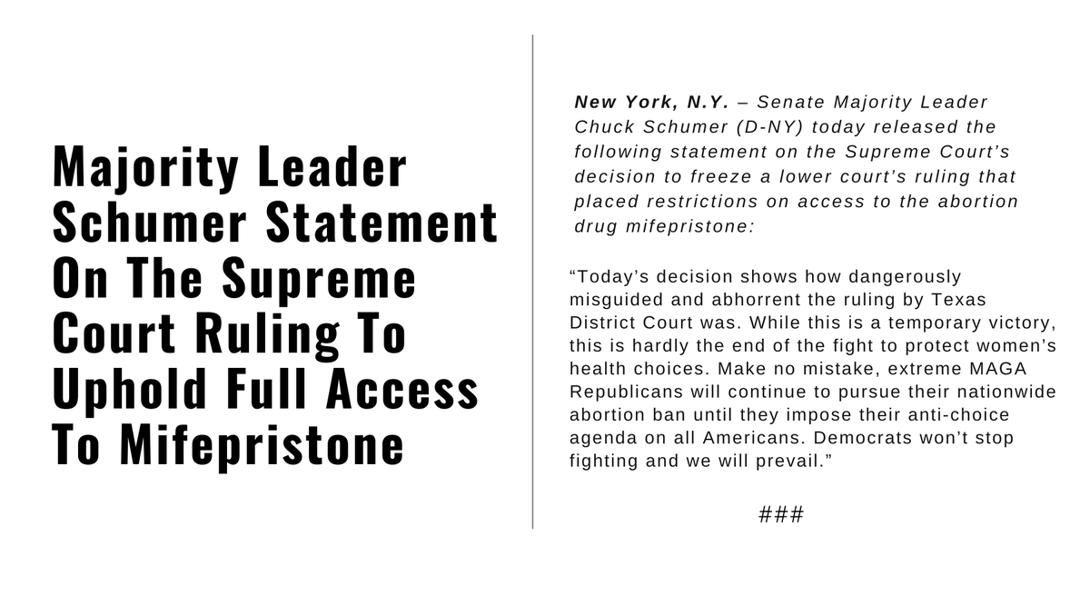 Chuck Schumer tweet media