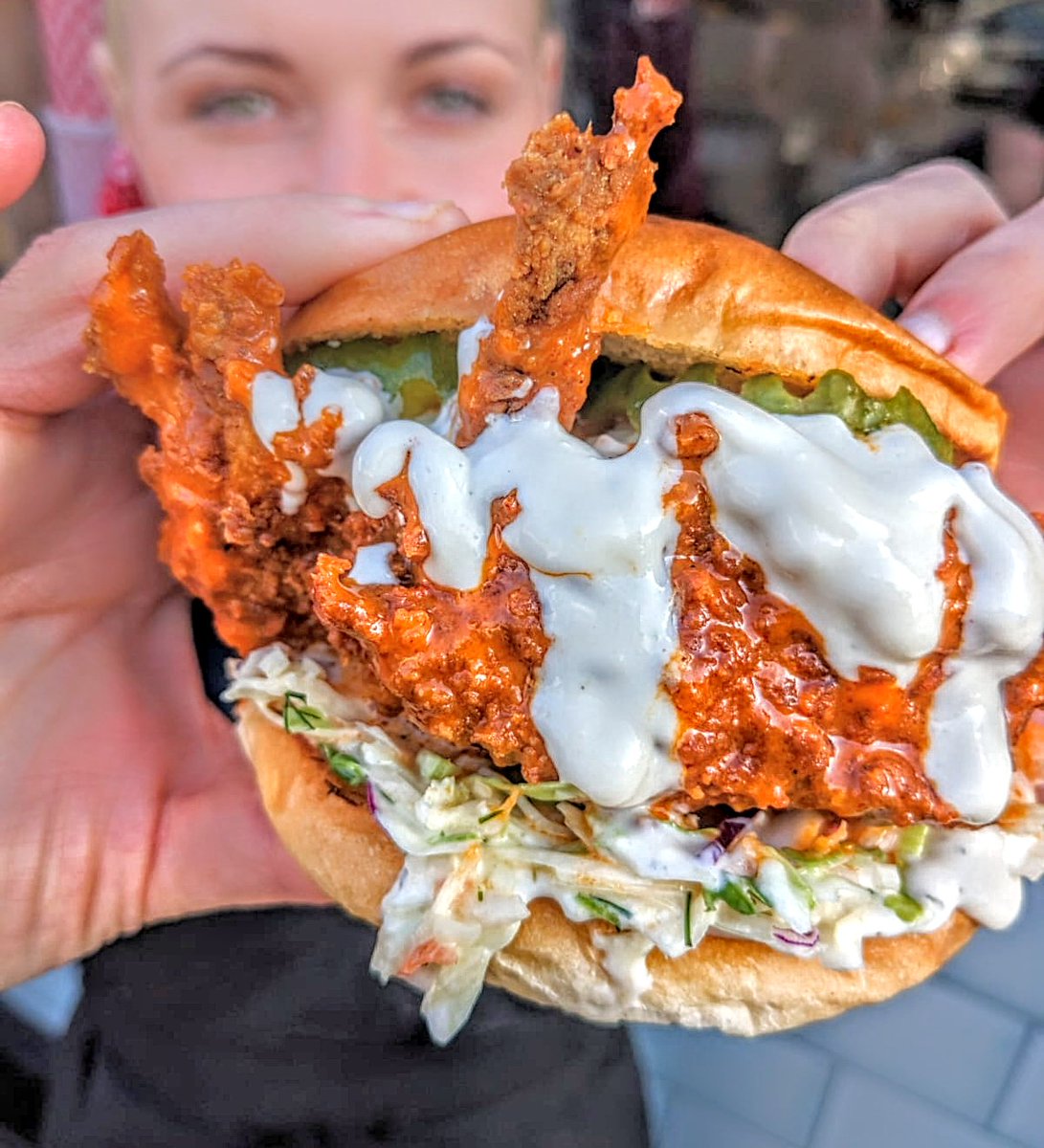 Cardiff!!
We have a special this sunday!
Buffalo and blue cheese chicken sandwiches, available exclusively in house!
