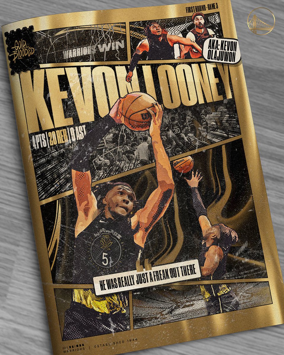 warriors's tweet image. Special Edition: LOOOONEY

#GoldBlooded