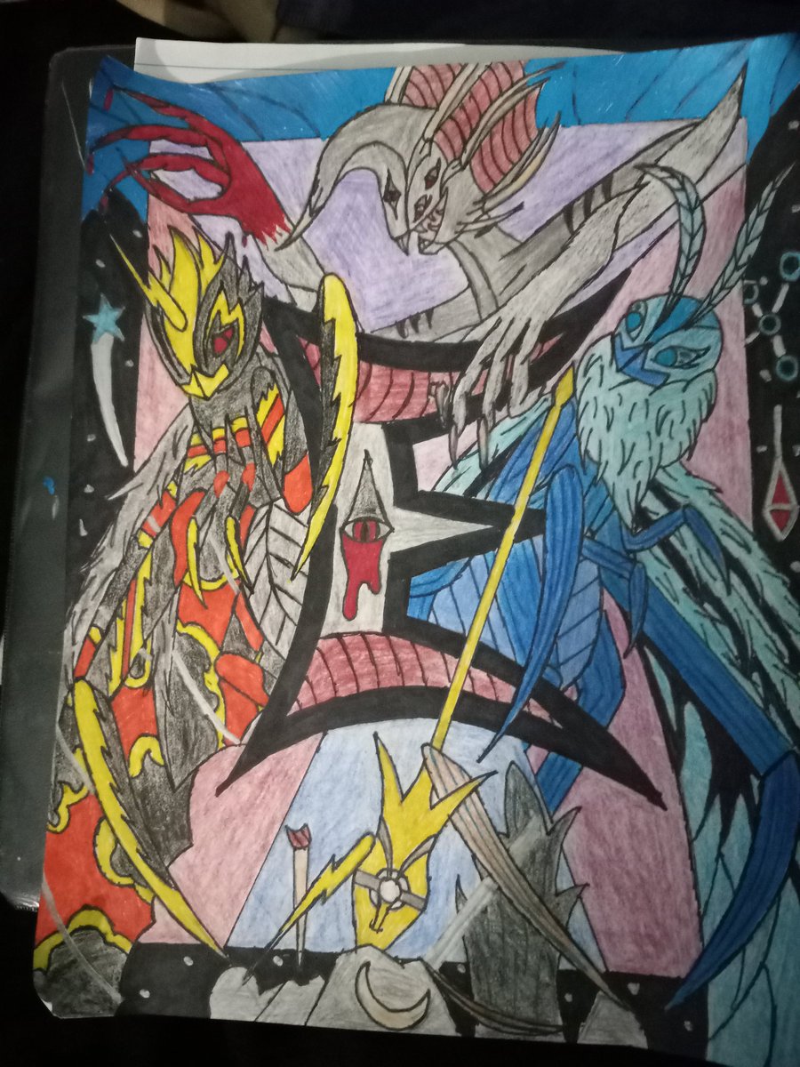 GeraLaylo's tweet photo. Here is an assignment I recently finished for my art class. What do you think?

#Battra #Aona #Ernaline #OC https://t.co/a6oqCSuXl1