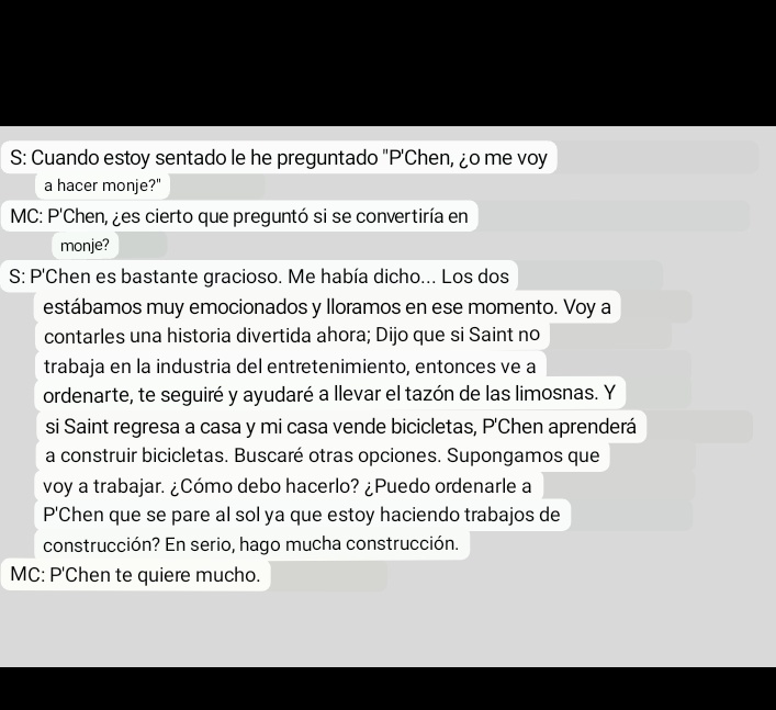 🥺🤧 lloraron juntos  🥺 me pregunto cuando tuviste ese pensamiento Sup aunque sabemos que primero querias ser monje desde un principio🥹