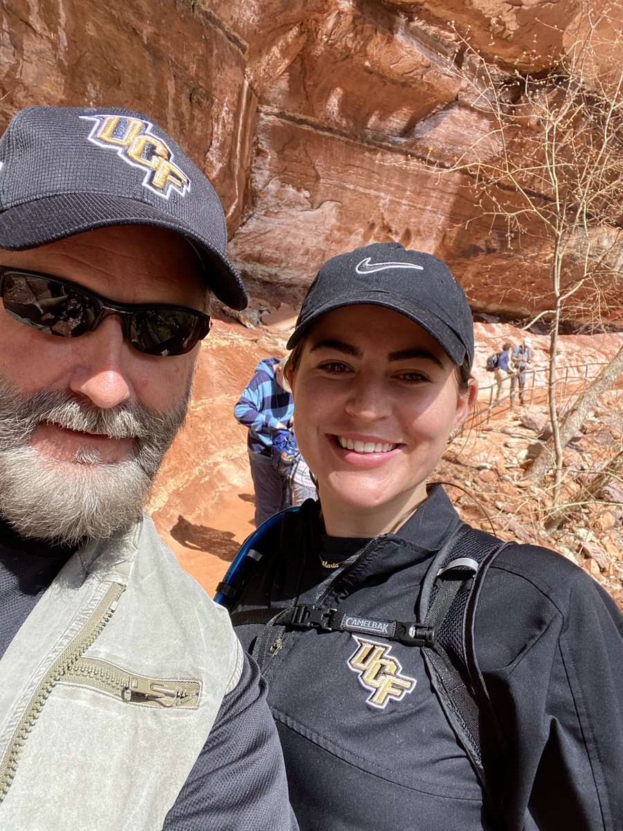 Knight Nation is everywhere.  It was nice to meet you Maria! #ChargeOn #VisitZion