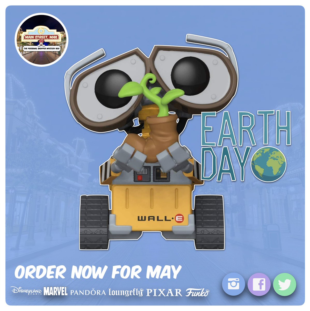 MainStreetmail's tweet photo. https://t.co/io5P2SJWpN 

Check out our website &amp; order your mystery box TODAY! ✨✨✨

#EarthDay #HappyEarthDay #mysterybox #Disney #Disneyland #Walle #DisneyBox #Order #Mystery #Mainstreetmail #Mail #MainStreet #Disneylandparis #Elon #ChrisEvans https://t.co/JGK4hZU9E2