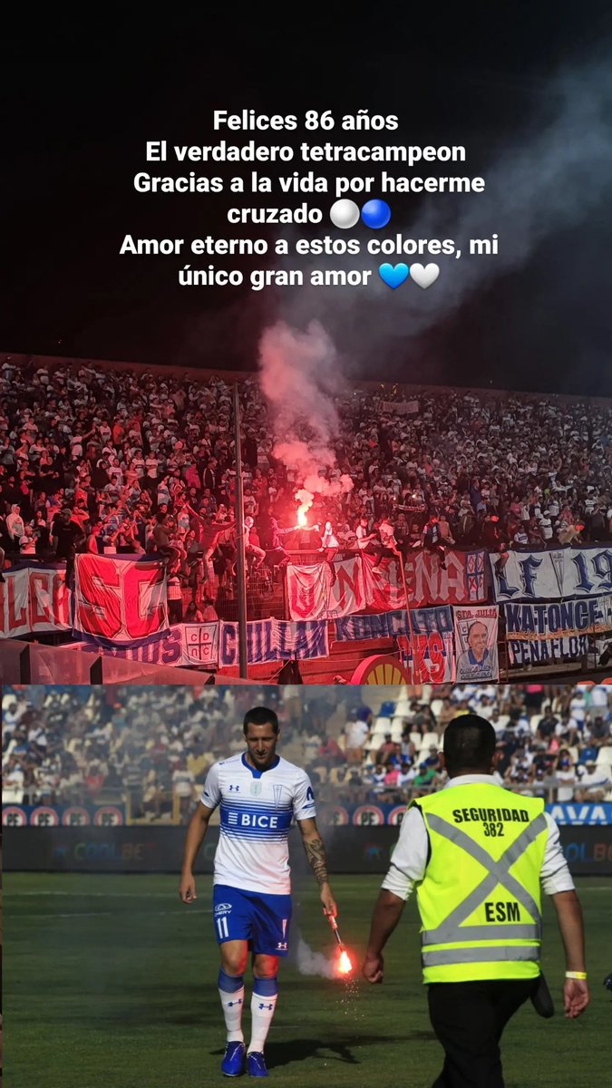 Coldskull23's tweet photo. Felices #86AñosUC
@Cruzados https://t.co/5Z63XMhgPb