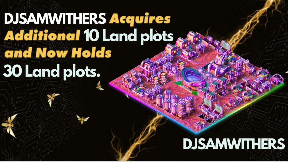 djsamwithers's tweet image. NEW UPDATE!
🔥30 out of 50 land plots acquired! 🔥
@illuviumio

Let me know down the comments below if you want to play Illuvium Zero. 
Also feel free to TAG your friends. 👇
$ILV
