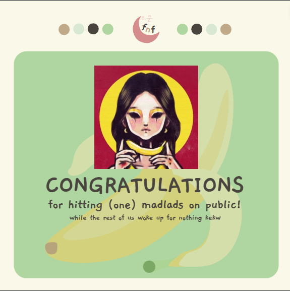 somoonfnf's tweet photo. Two of our degens ran vms, while everyone opened multiple tabs to increase mint chances.

One woman got it, using her local internet, one tab, our rpc, and fast fingers.

Congratulations Master @banana_cultist on hitting @MadLadsNFT on pub.

The win of one is the win of all. https://t.co/lBUy6VMX6A