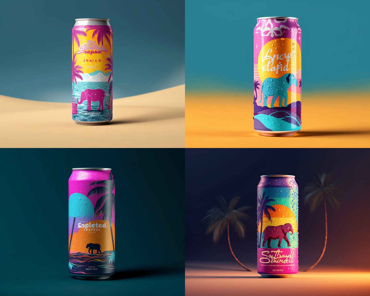 CidVisionz's tweet photo. 🌟 I teamed up with Stone Light to explore AI-generated designs for creative references/tests for future cans, take a sneek peak at some ideas!

💡🍹 Which concept catches your eye? Let's discuss! 🗨️🌈 #Visionz #AIart #Design

Check the thread for more info and insights!
🧵 1/3 https://t.co/7id2KUnwR0