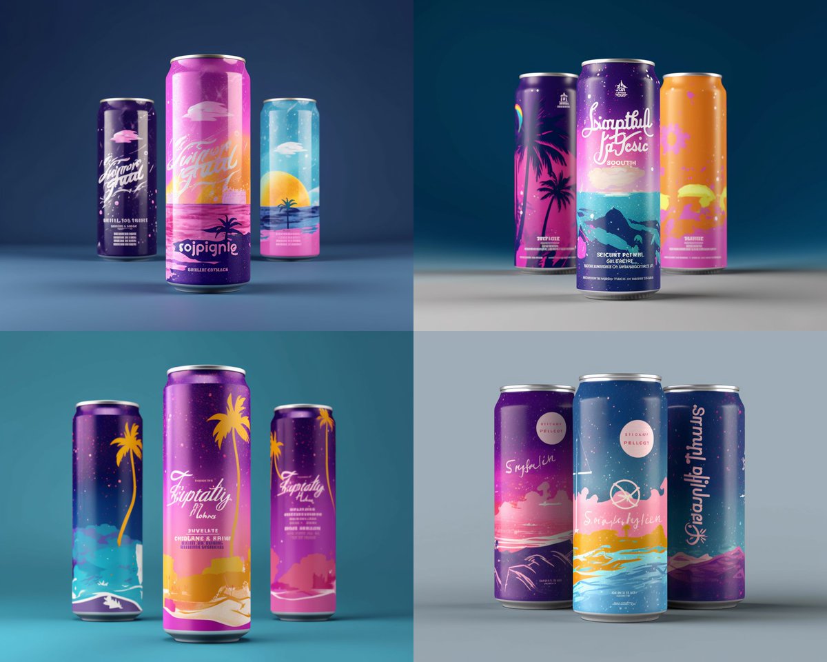 CidVisionz's tweet photo. 🌟 I teamed up with Stone Light to explore AI-generated designs for creative references/tests for future cans, take a sneek peak at some ideas!

💡🍹 Which concept catches your eye? Let's discuss! 🗨️🌈 #Visionz #AIart #Design

Check the thread for more info and insights!
🧵 1/3 https://t.co/7id2KUnwR0