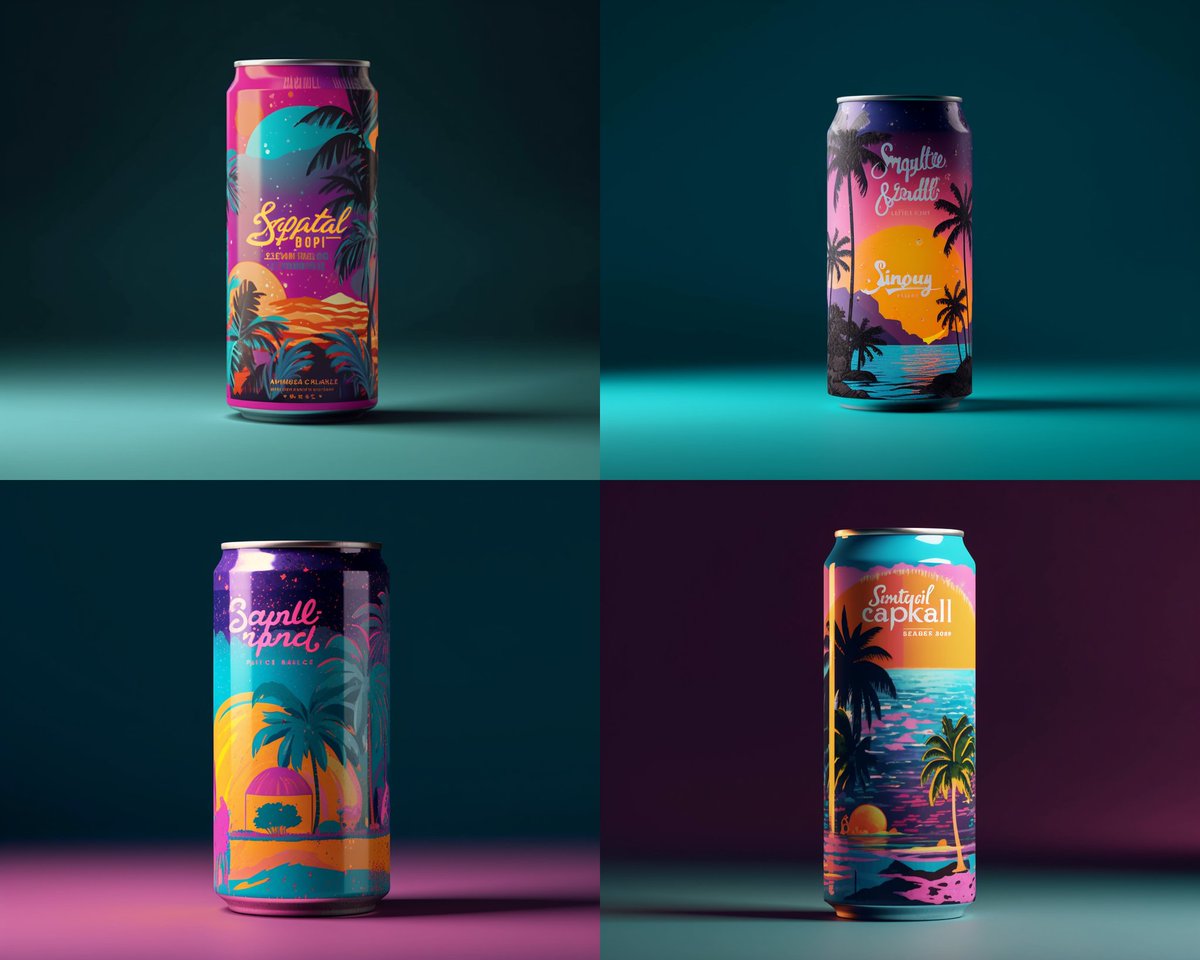CidVisionz's tweet photo. 🌟 I teamed up with Stone Light to explore AI-generated designs for creative references/tests for future cans, take a sneek peak at some ideas!

💡🍹 Which concept catches your eye? Let's discuss! 🗨️🌈 #Visionz #AIart #Design

Check the thread for more info and insights!
🧵 1/3 https://t.co/7id2KUnwR0