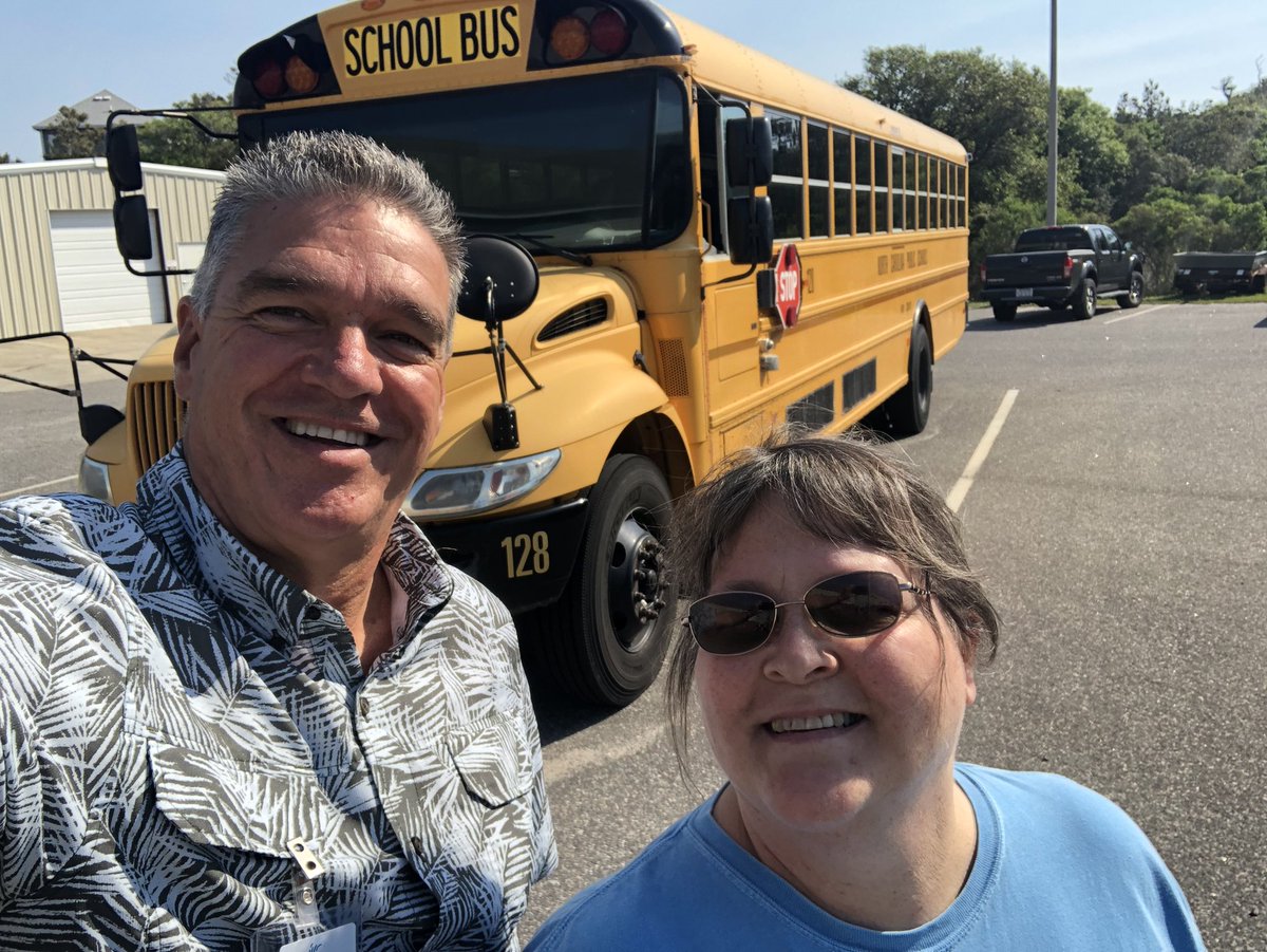 Steve_Basnight's tweet photo. Early morning bus run for the Elementary &amp; Secondary Schools, MTSS FAM-S Meeting, classroom visits at both schools = What a Great Day! Thanks Principal Benton &amp; Principal Rooks! 
@Daretolearn_DCS 
#studentcenteredevidenceinformed #increasingstudentlearning https://t.co/Oj7ecLtSbT