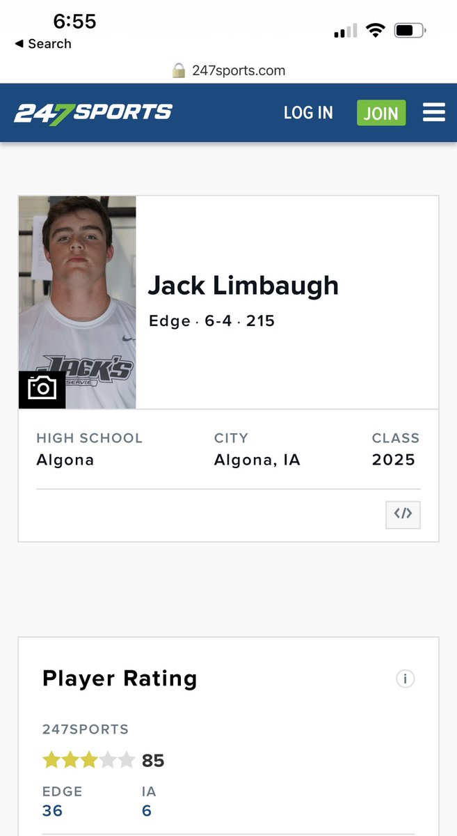 Blessed to receive a 3 ⭐️ ranking!
<a href="/247Sports/">247Sports</a> <a href="/AllenTrieu/">Allen Trieu</a> <a href="/TheRealNickOsen/">Nick Osen</a> <a href="/SBock247/">Sean Bock</a>
<a href="/TheStrengthU/">JC Moreau</a>