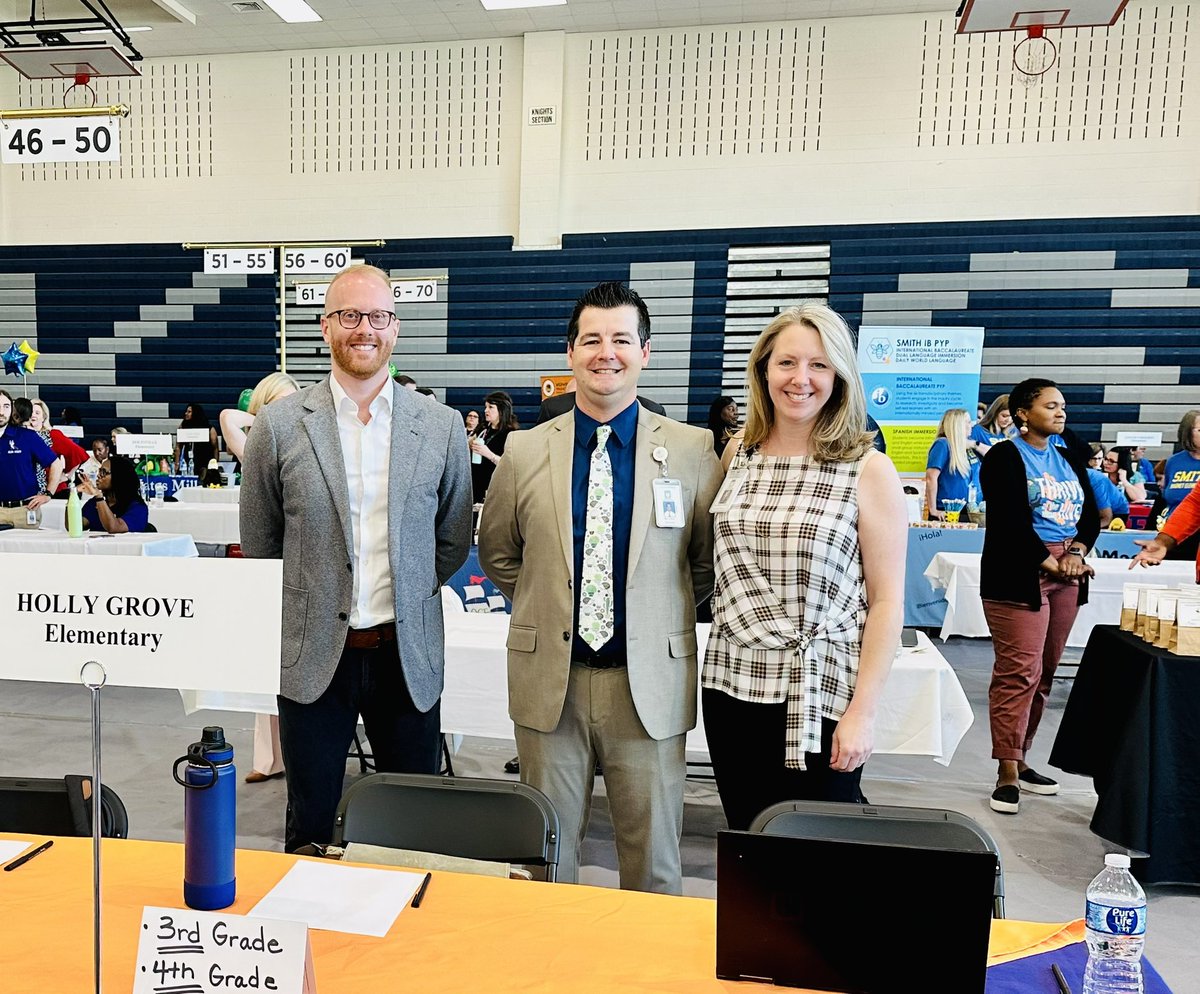A few days late, but just your friendly HGES admin team at the job fair. <a href="/BenCline18/">Ben Cline</a>
