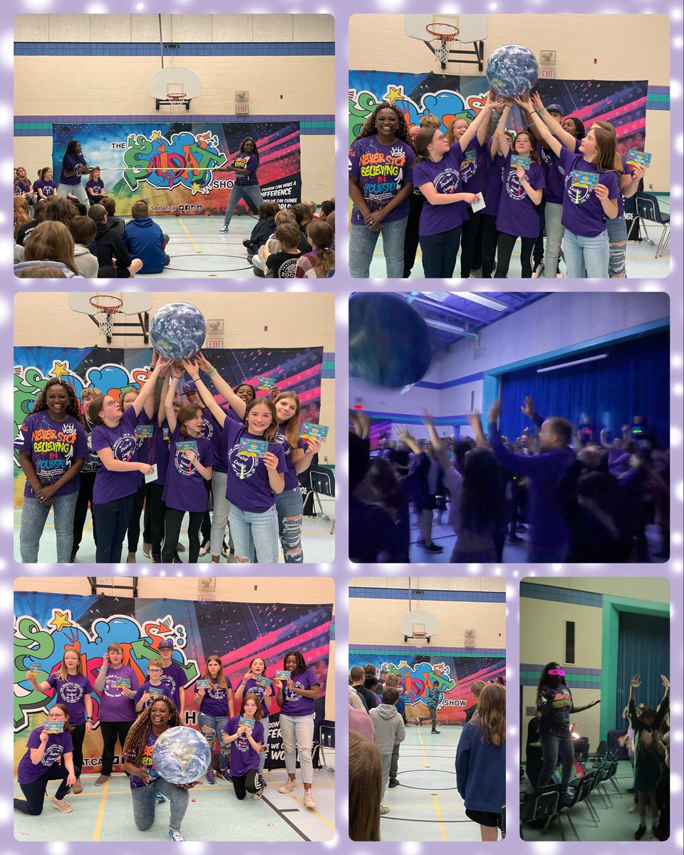 StDom122's tweet photo. Thank you to @saidat2motivate for two amazing, uplifting and motivating presentations! Our students were inspired! #beingwell #beingcreative #beingcommunity @PVNCCDSB https://t.co/1cja2ADJJo