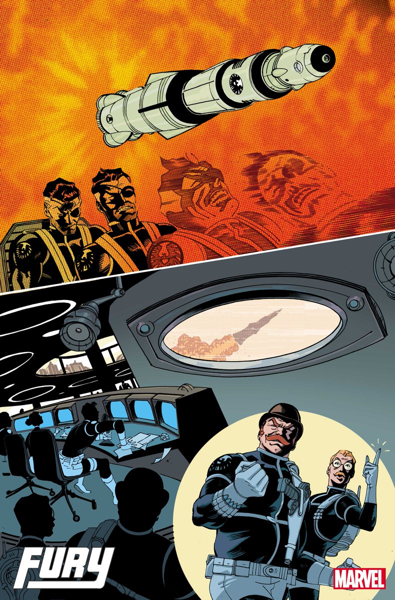 Marvel's tweet photo. This May, celebrate the 60th anniversary of Nick Fury in a special one-shot. 🔍 

Get your first look at the thrilling new story in 'Fury' #1 now: https://t.co/gsAiK7E9VV https://t.co/KexL1ePvMO