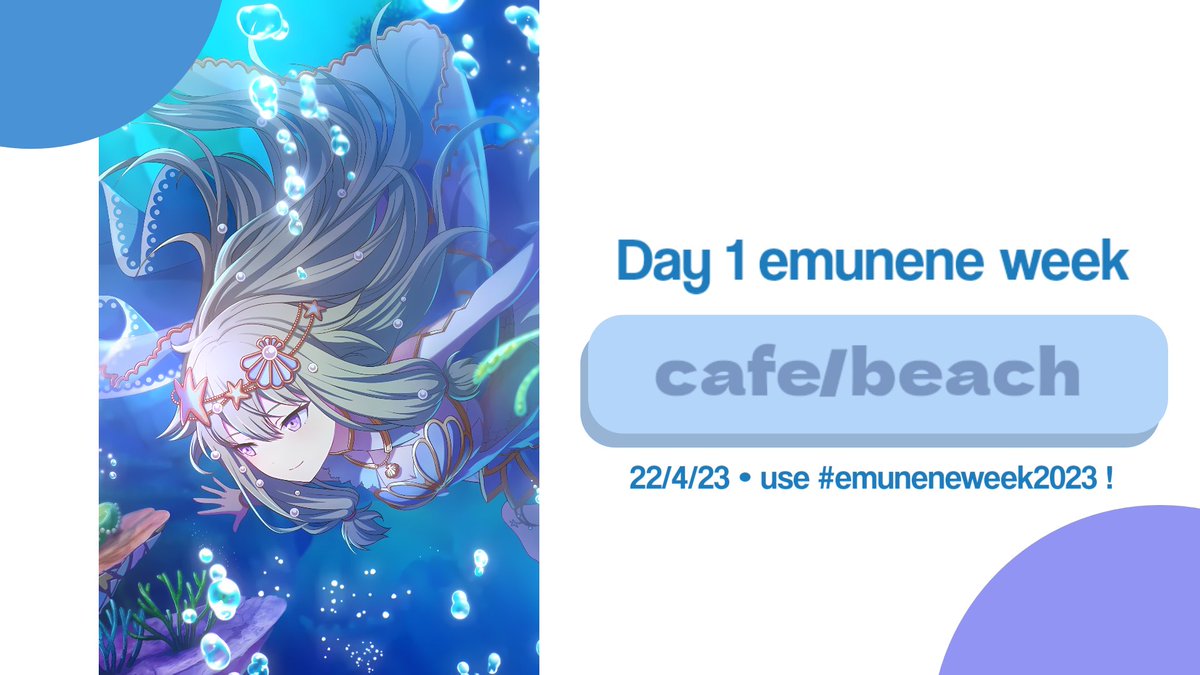 emuneneweek2023's tweet photo. ☆Day 1 of emunene week☆
—cafe/beach

*please remember to follow the rules and post your work with #emuneneweek2023 ! https://t.co/gGwiLHXksJ