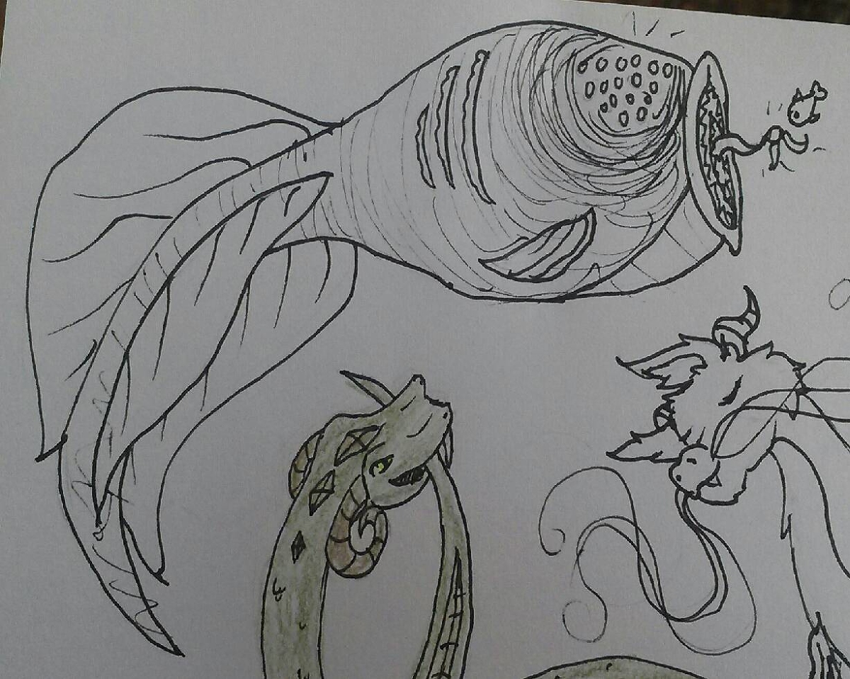 CreativeFluffy's tweet photo. Beastiary #originalcharacters #traditional #concepts #beastiary #nightmare #horror #creatures https://t.co/32BkjFpmFZ https://t.co/eQrcqO3Nhq