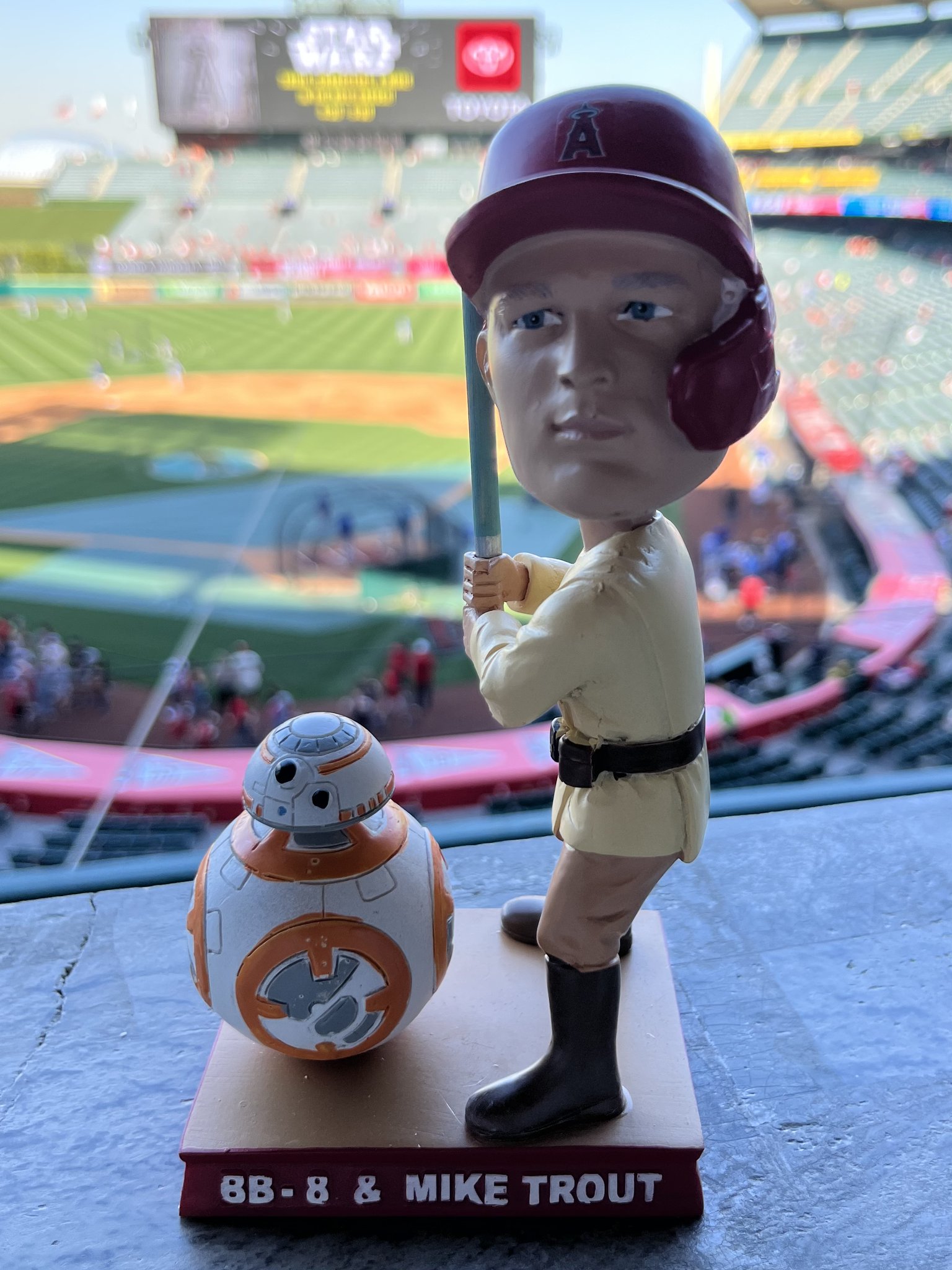 MIKE TROUT マイクトラウトSTARWARSバルブヘッド