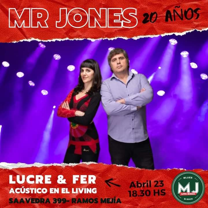Lucrecia López Sanz (@lucrelopezsanz) on Twitter photo Finde con doblete en <a href="/mjpub/">MjPub</a>
Sáb #Nube9 y Dom Acústico Beatle
mrjoneslive.com/event
Gracias x RT!!
<a href="/marchisergio/">Sergio Marchi</a> <a href="/yopardini/">Guillermo Pardini -Гижермо Пардини-</a> <a href="/RamosMejiacom/">RamosMejia.com</a> Finde con doblete en <a href="/mjpub/">MjPub</a>
Sáb #Nube9 y Dom Acústico Beatle
mrjoneslive.com/event
Gracias x RT!!
<a href="/marchisergio/">Sergio Marchi</a> <a href="/yopardini/">Guillermo Pardini -Гижермо Пардини-</a> <a href="/RamosMejiacom/">RamosMejia.com</a>