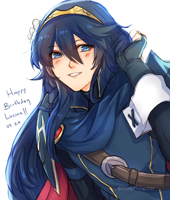 A little later  but Happy Birthday to Lucina! #FireEmblem #Lucina 