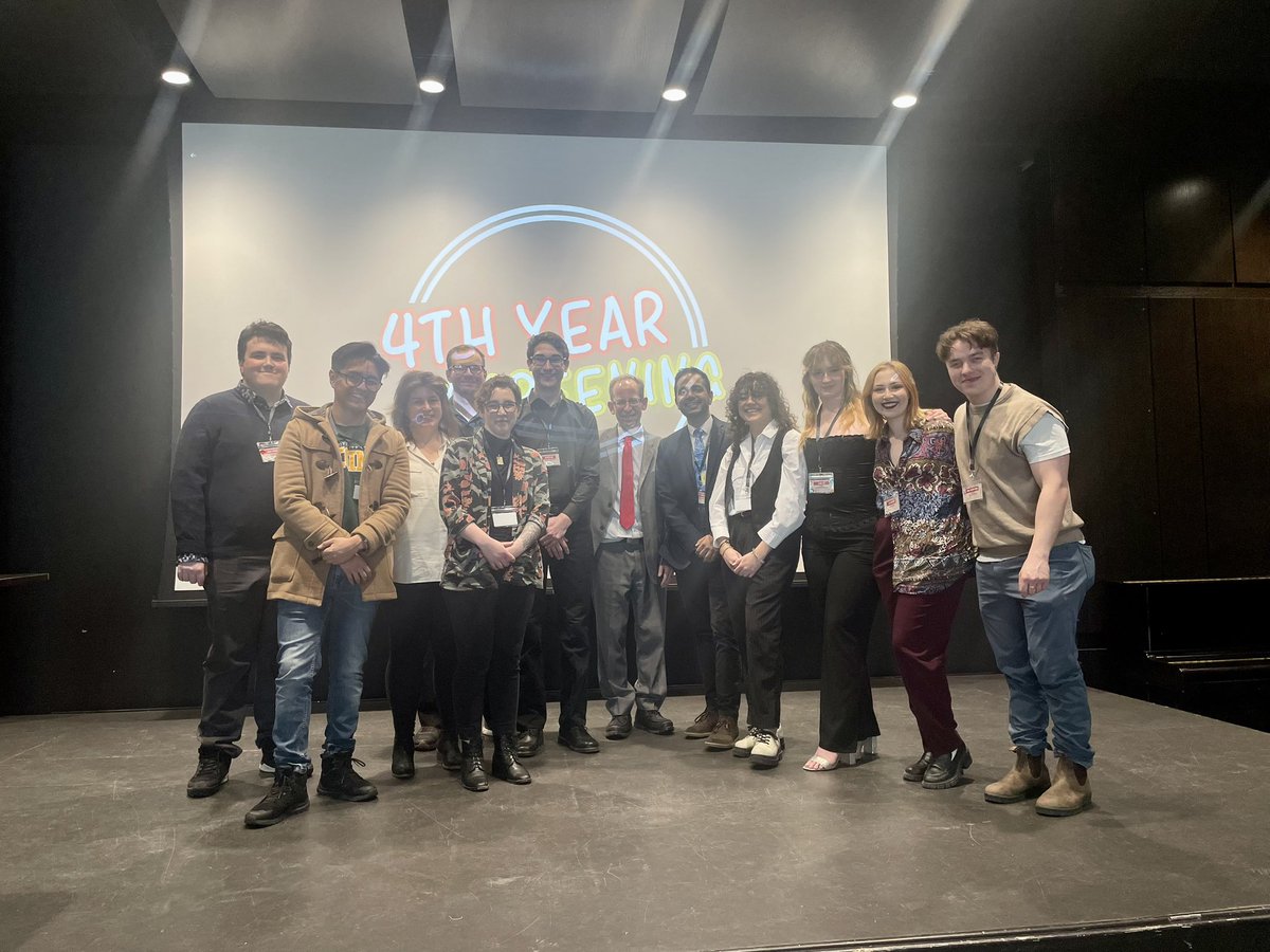 “<a href="/UReginaFilm/">FILM  U of Regina</a>’s Kyath Battie and some of her amazing 4th year #film students present their final projects. Congratulations to all our graduating students.”
#UofRegina Pres. Jeff Keshen