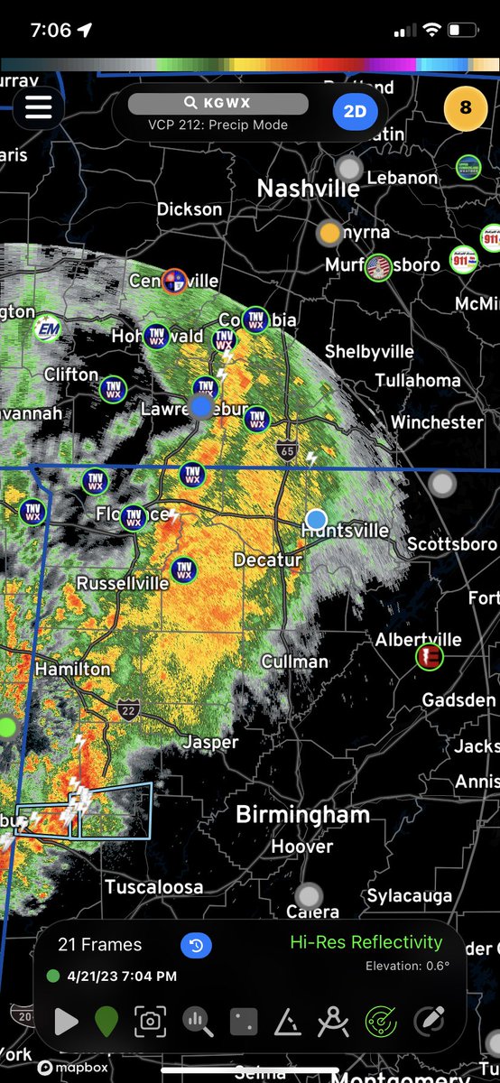 Brittyarb's tweet image. Before the rain radar screenshot, time lapse video of rain moving in, and radar screenshot of when I came in ⛈ @BradTravisWAFF #radaromega