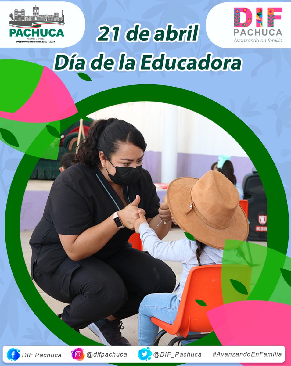 DIF_Pachuca's tweet photo. A nombre de nuestra presidenta @b_mejorada, extendemos nuestro total agradecimiento 🙌🏾✨ a las educadoras de nuestros Centros de atención Infantil Comunitarios #CAICs. ¡Muchas felicidades! 🌻
#AvanzandoEnFamilia
#DIFPachuca https://t.co/CJIdF9sZao