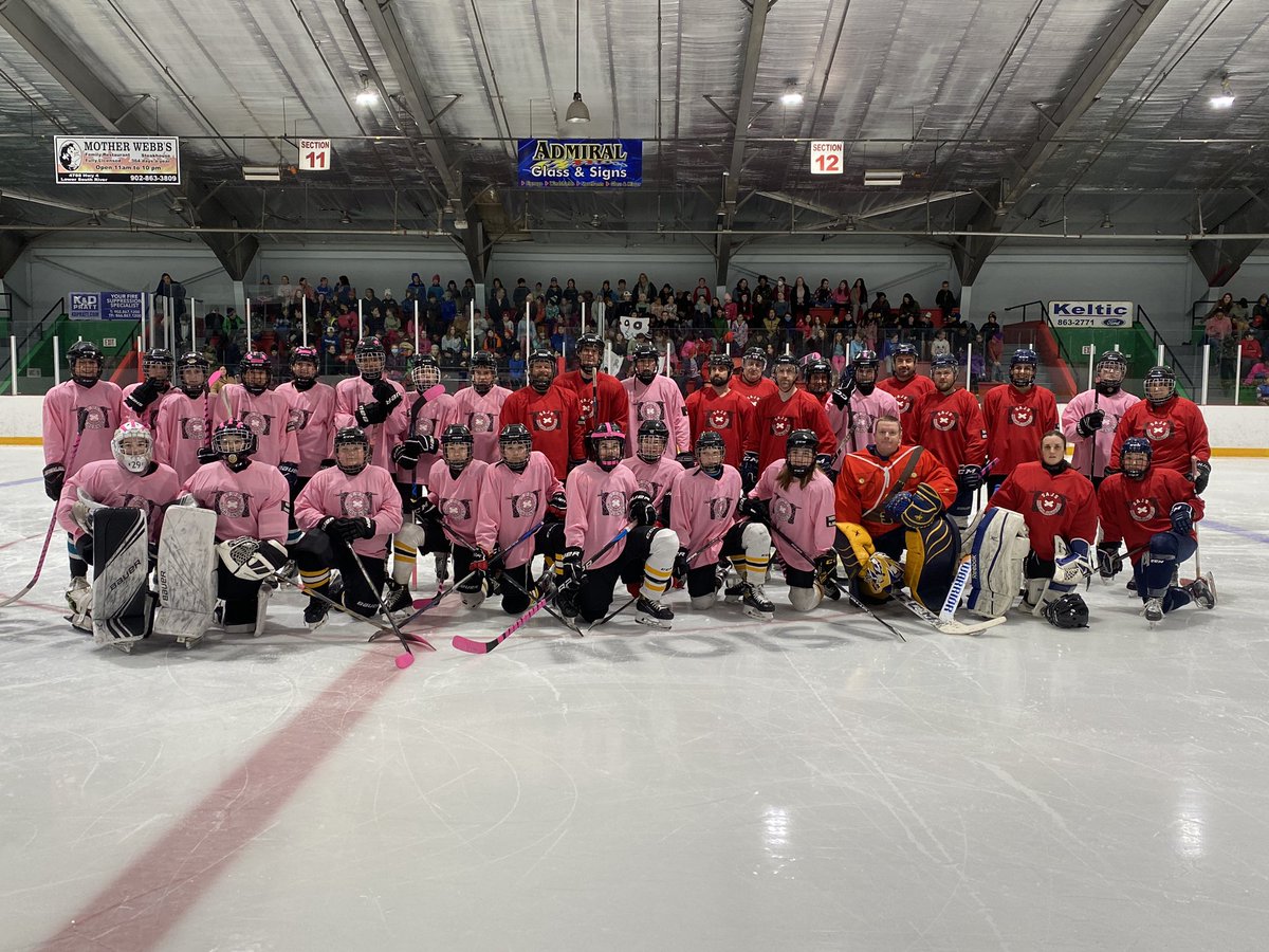 Pink/Red in the Rink made a come back today! Such a great event combining fun with raising money for Cathy’s Place Cancer Resource Centre! Thanks to all staff, students and community who made this such a success! #schoolspirit  #supportlocal