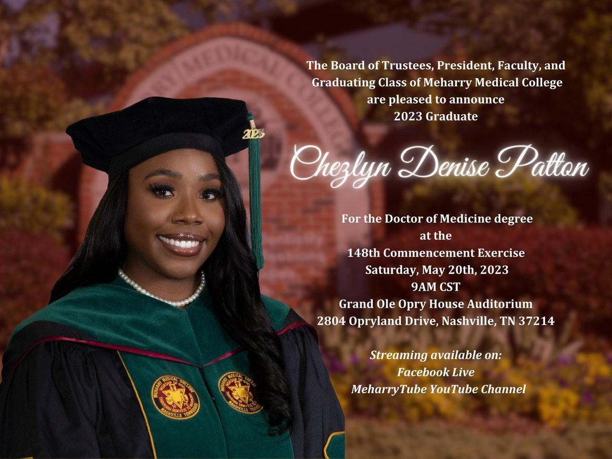 ChezlynPatton's tweet photo. Finished my last day of medical school today! These kinds of milestones can bring up complicated feelings for a lot of us, but today I’m choosing to feel proud. This first-gen med student did it🥹 https://t.co/LcN7aLhC7x