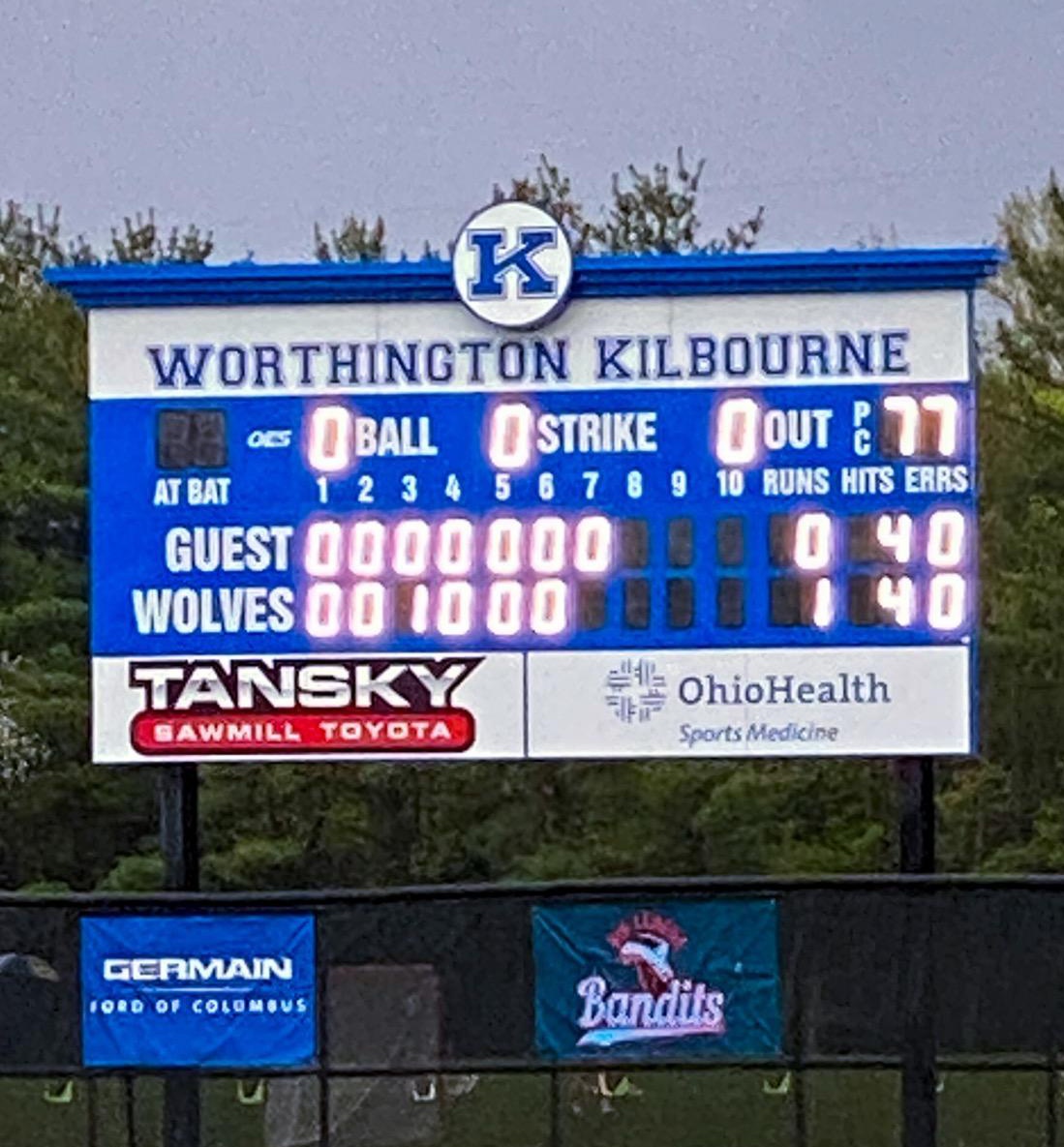 Worthington Kilbourne Baseball tweet media