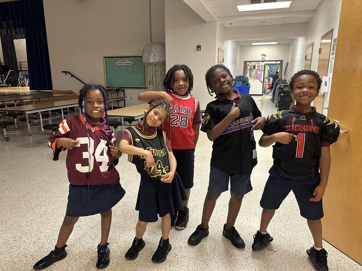 mathninja340's tweet image. “Know Your Numbers” (Jersey Day) @SeatackDream @vbmathjohanna @lfhodges61 @DrBellGriffin @VBMathRocks 
Math Month Celebration Continues ☺️