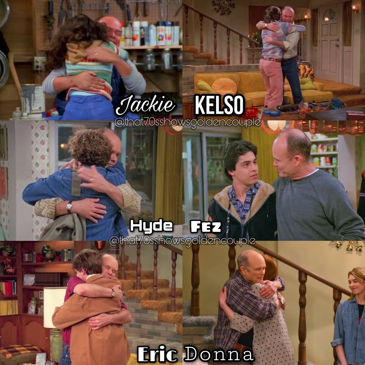t7sgoldencouple's tweet photo. Gotta love how That ‘90s Show finally gave us a Red and Donna hug 💛🥰💛

Thank you @NetflixIsAJoke @tahitismith @LauraPrepon 

#that70sshow #that90sshow #redforman #donnapinciotti #kurtwoodsmith #lauraprepon #Netflix #family #redandkitty #redandkittyforman https://t.co/N6ie5i6Aml