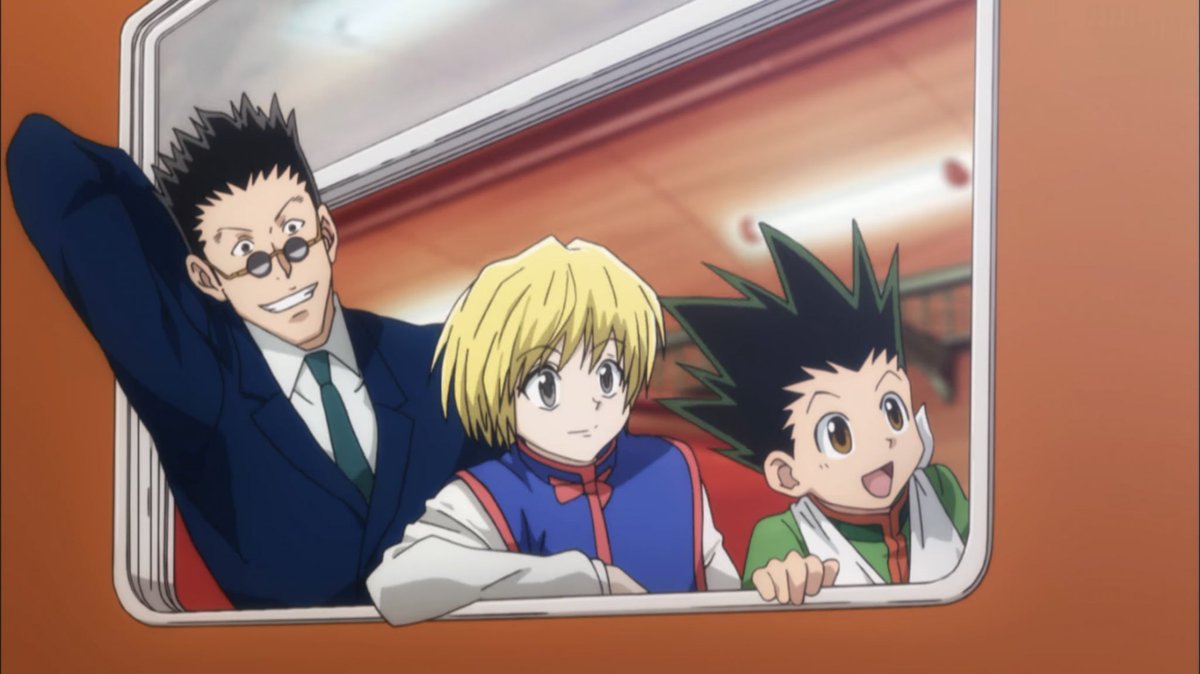peakillua's tweet photo. gon looking so enthusiastic all the way to killua is so personal to me bc i imagine this is what he would be like when they get the opportunity to reunite in the future again 😭 https://t.co/m64CeCxq8b