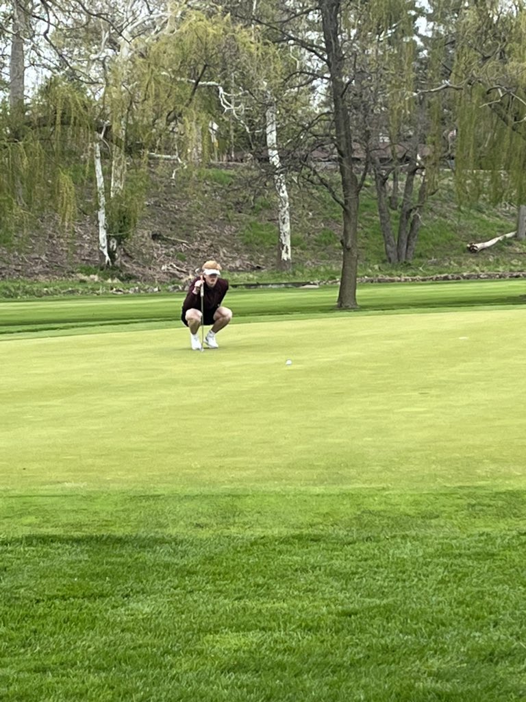 Great first match of the year. Cavemen defeated the eagles 184-195. JV won 215-242. Big shout to Owey who after working hard in practice came out tonight and shot 45. JV tournament tomorrow.