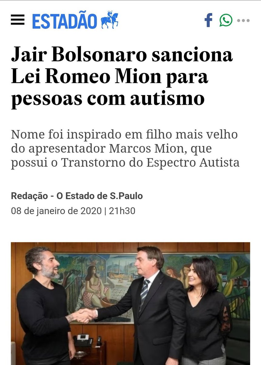 É cara, quis trocar Coca Cola por Pepsi porque achou q ia ganhar a mais. Foi bem recepcionado pelo Bolsonaro e que concedeu uma lei para pessoas autistas. Fez o L mesmo assim, foi ingrato com quem te acolheu, entendeu e ajudou. <a href="/marcosmion/">Marcos Mion</a>