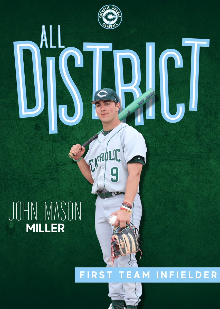 CHSPCBaseball_'s tweet photo. Congratulations to Junior Infielder John Mason Miller (@johnmasonmiller) for being selected to the All-District 6-1A First Team as an Infielder!

#GeauxHornets
#KTDD https://t.co/40Dc5UAyWD