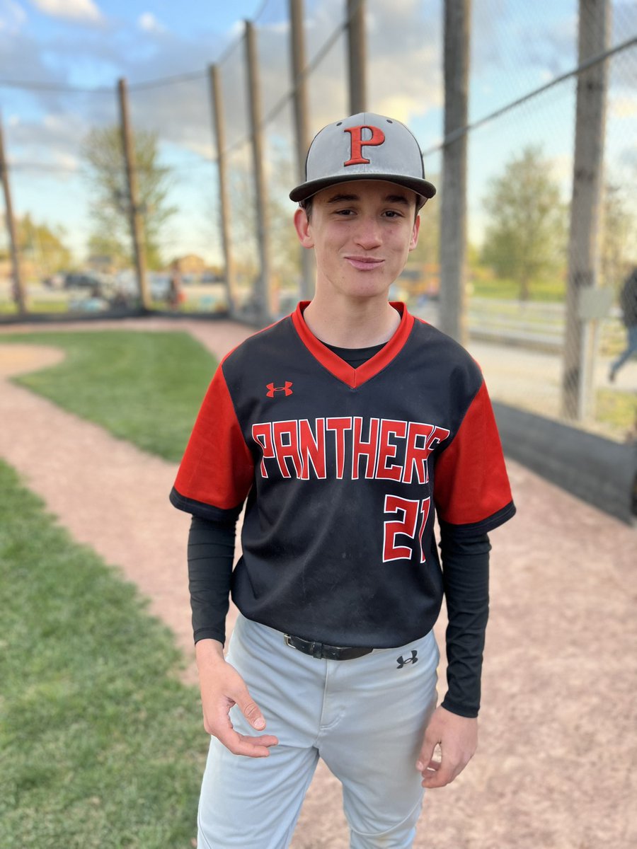 Palmyra picks up our first win of the season 9-5 over Brookfield after being down 4-0 to start the game. Miller with the win on the mound and Comer in for the save.   The bats came alive late in the game. #palmyrapanthers #stayhumble
