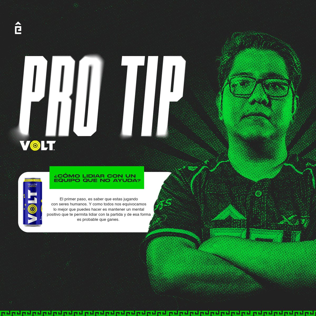 xibalbaesports_'s tweet photo. PRO TIP 🤓☝️
¡@VoltMexico te da el PODER para ganar todas tus partidas!✊

#ReachThePeek #GamingForward #PowerMexicano https://t.co/mnPCMv87uI