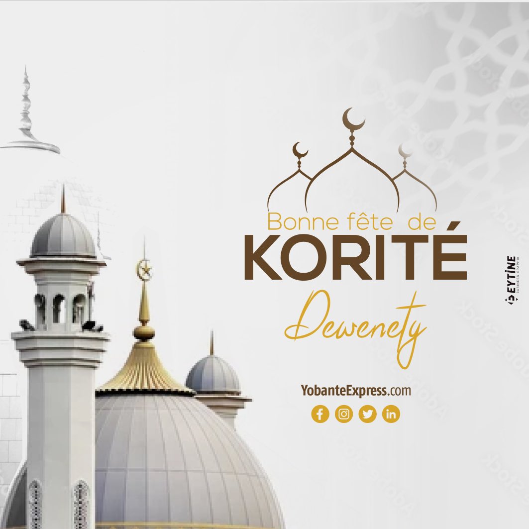 yobanteYES's tweet photo. Bonne fête de korité à tous les musulmans du monde. #EidMubarak #Korité2023 🕌🙏♥️ https://t.co/EVsEPJ5y5G