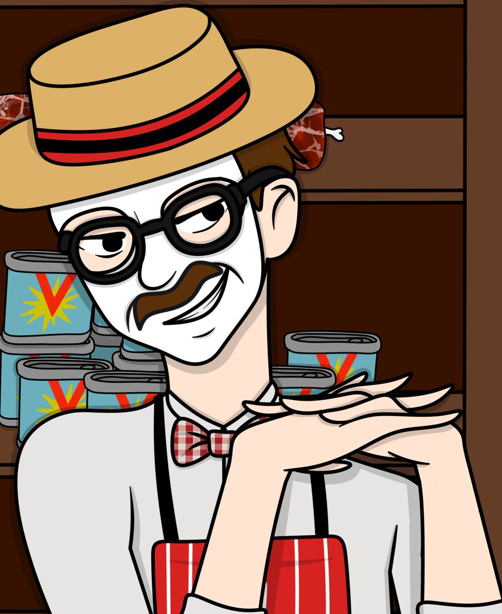 HussaVani's tweet photo. Our Favorite Cannibal Reg Cutty!
πͺπ«π«
#WeHappyFewFanart #WeHappyFew #WHFFanArt #WHF #WHFGame #WeHappyFewGame #RegCutty #RegCuttyWeHappyFew #RegCuttyFanArt #Cannibal #RawMeat #VictoryMeat #VMeat https://t.co/v5hbSVNSEK
