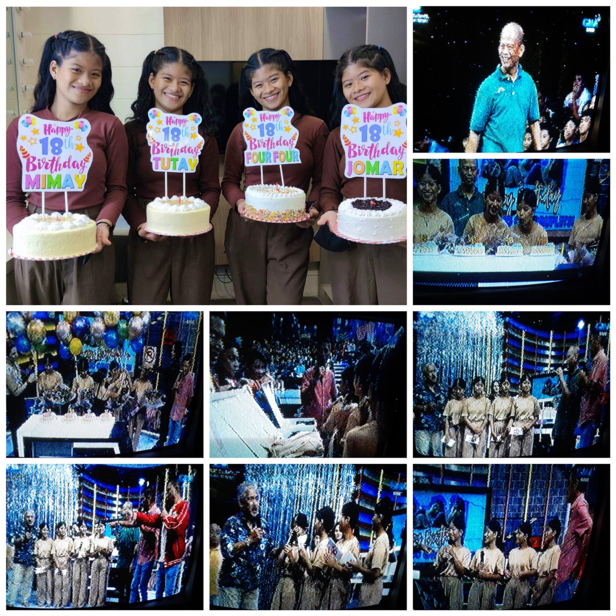 KEVS58945106's tweet photo. #BawalJudgmental Special 

HappyBirthday sa ating Gregorio Quadruplets 
👧👧👧👧💐💐💐💐🎂🎂🎂🎂🎈🎈🎈🎈🎁🎁🎁🎁 na nabigyan ng Pa-Birthday ng ating mga EBDabarkads 1 4 3 Sa Inyo at Mag - Aral Ng Mabuti!
👍😊✨
#EB43 #EatBulaga https://t.co/jsucjcYBVG
