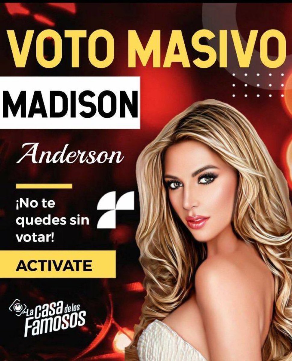 TeamMadison!!!🦋🦋🦋🦋🦋🦋.a votar 🏆🏆🏆