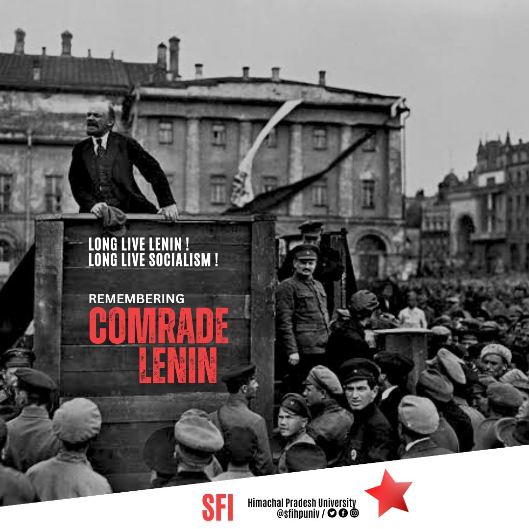 Thank you, Lenin,
for the energy and the teachings,
thank you for the firmness,
thank you for the Leningrad and the steppes.
Thank you, Lenin,
for the hope.

Pablo Neruda ❤️