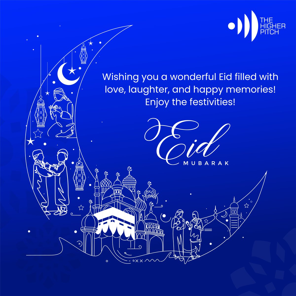 thehigherpitch's tweet photo. Eid Mubarak! May the blessings of this joyous occasion bring you love, happiness, and endless reasons to celebrate with your loved ones.

#Eid2023 #EidMubarak #EidUlFitr #celebration #family #friends #happiness #playthehigherpitch https://t.co/nEVO7Z04LA