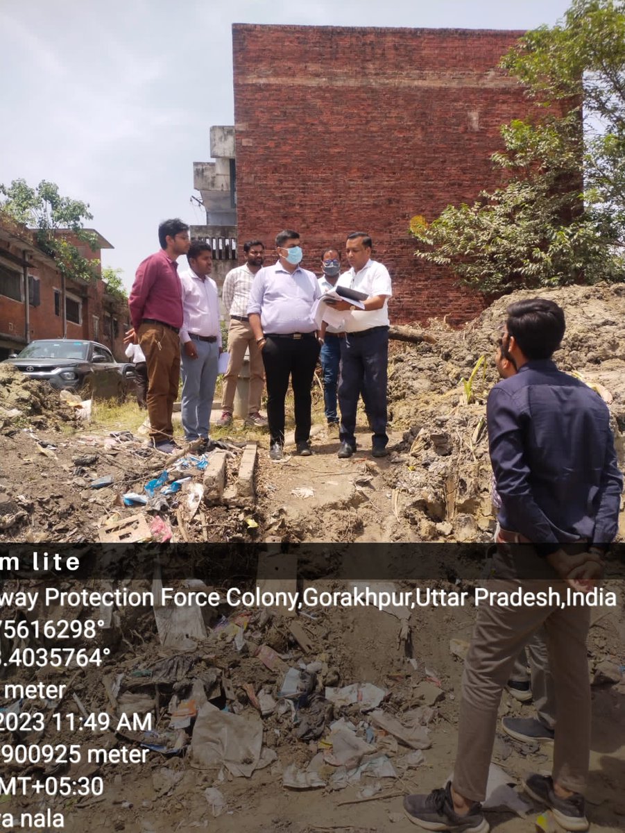 anildhingraias's tweet photo. Land identification for  38 MLD STP to be built up for cleaning of sewage , their treatment and then discharge in Ramgarh Tall,Gorakhpur after purification. https://t.co/Sucg1DT5fg