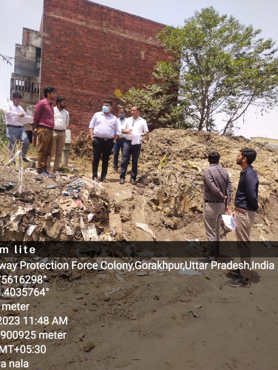 anildhingraias's tweet photo. Land identification for  38 MLD STP to be built up for cleaning of sewage , their treatment and then discharge in Ramgarh Tall,Gorakhpur after purification. https://t.co/Sucg1DT5fg