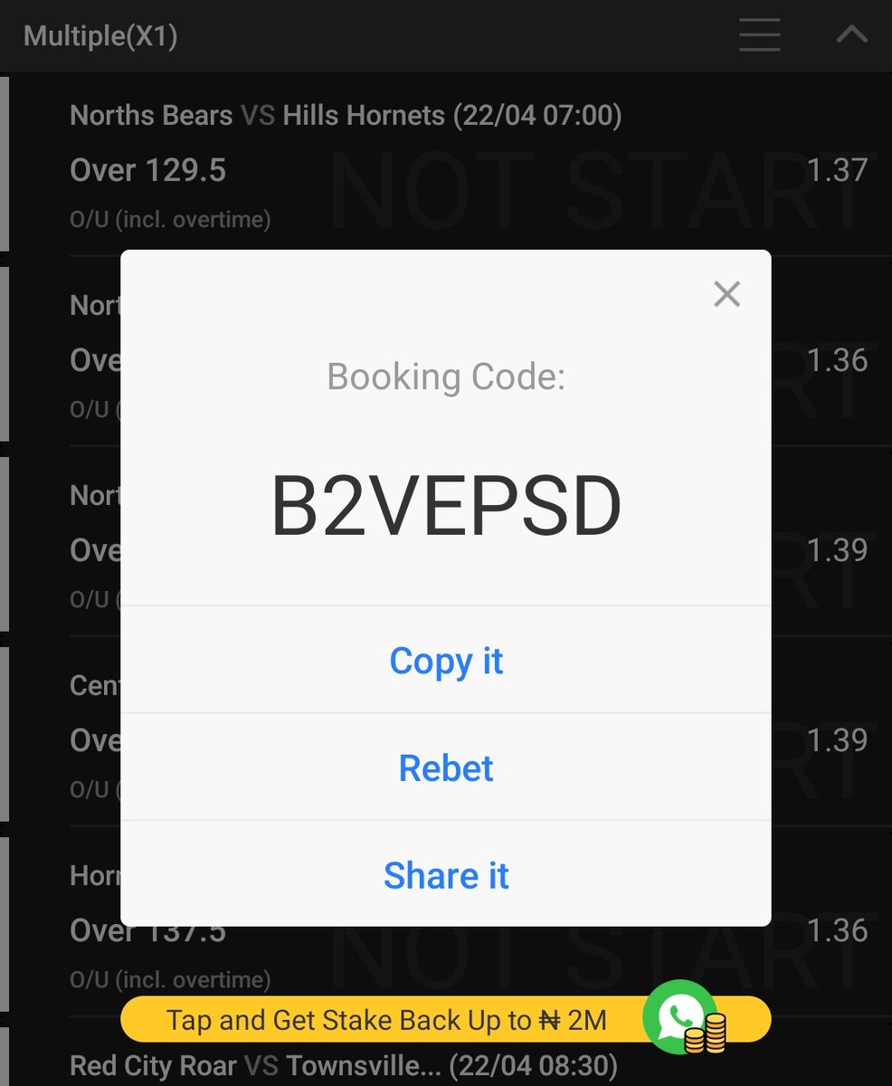 OlaseniFeyisayo's tweet photo. B2VEPSD , B2VEQ99 - 1k odds and edit
Australian basketball ๐ ๐ ๐ ๐ฐ
#Basedonstats #Softway
As long s you never give up stake or ignore https://t.co/Qkc7vtchy2